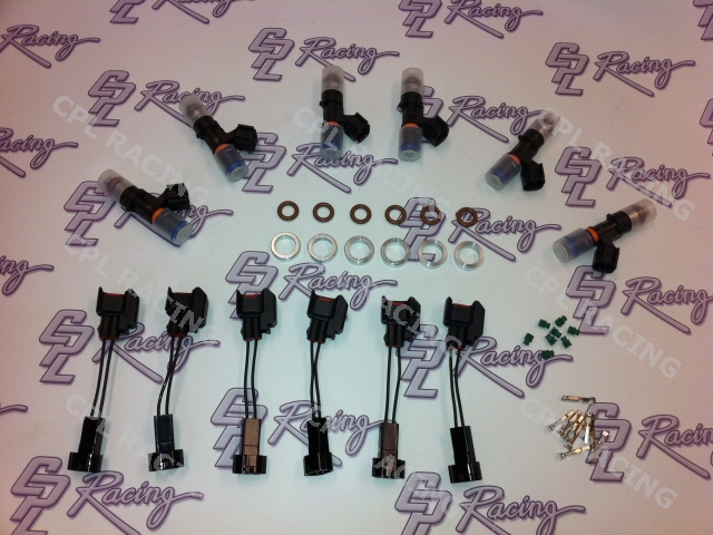 Injector Dynamics Injectors - 725cc - Nissan R35 GTR Set of 6 with "plug and play" adaptors - DISCONTINUED PRODUCT SEE INJECTOR DYNAMICS 1050CC INJECTORS