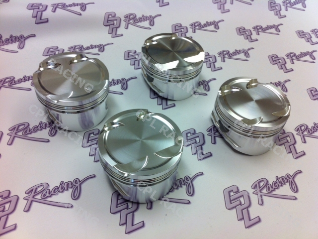 CP Forged Turbo Pistons - B16 B18 Engine - 81mm 9.8:1 Compression - SC7015