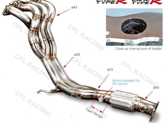 Toda Race Exhaust Manifold - Honda Civic Type R EP3 & Integra DC5