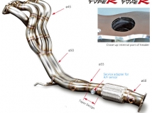 Toda Race Exhaust Manifold - Honda Civic Type R EP3 & Integra DC5